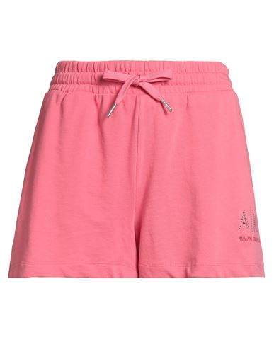 Armani Exchange Woman Shorts & Bermuda Shorts Pink Size M Cotton