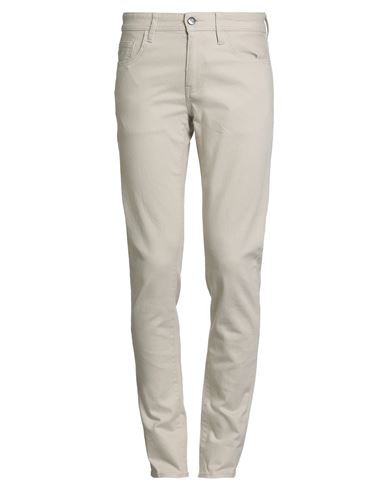 Armani Exchange Man Jeans Beige Size 31w-32l Cotton, Elastane In Gray