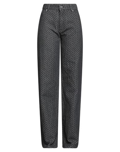 Missoni Woman Pants Charcoal Size 12 Cotton In Black