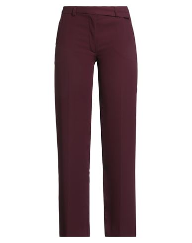 Maison Laviniaturra Woman Pants Burgundy Size 10 Viscose, Elastane