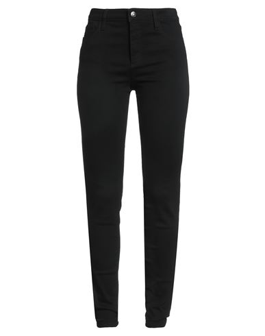 Armani Exchange Woman Jeans Black Size 32w-32l Cotton, Polyester, Viscose, Elastane In Black