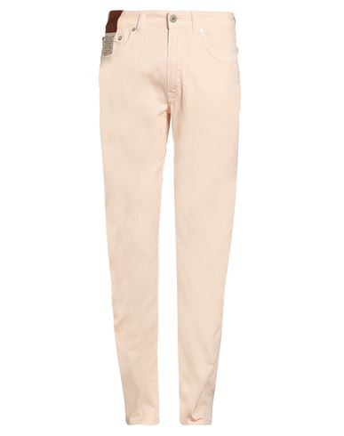 Devore Incipit Man Pants Apricot Size 40 Cotton, Elastane In Neutral