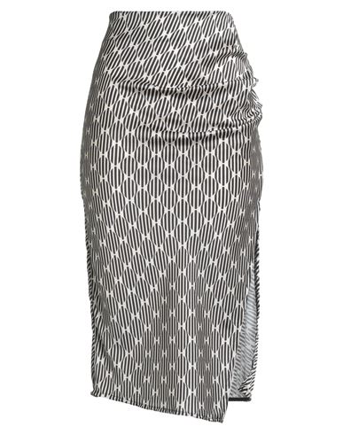Zahjr Woman Midi Skirt Black Size M Polyester