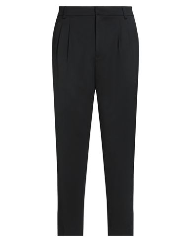 Grifoni Man Pants Black Size 36 Polyester, Virgin Wool, Elastane In Black