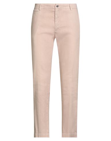 Messagerie Man Pants Beige Size 32 Hemp, Cotton, Elastane In Pink