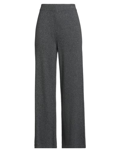 Maison Laviniaturra Woman Pants Charcoal Size M Merino Wool, Viscose, Polyamide, Cashmere