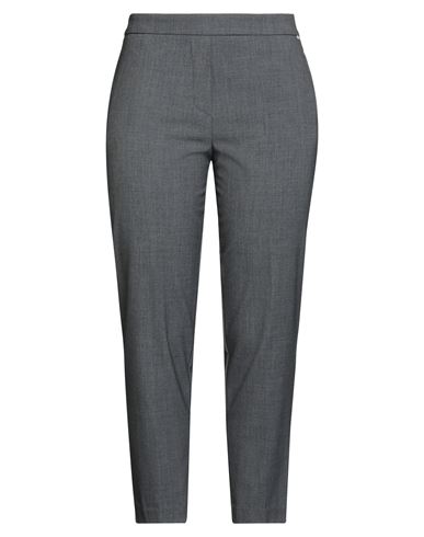 Kaos Woman Pants Grey Size 12 Polyester, Viscose, Elastane In Gray