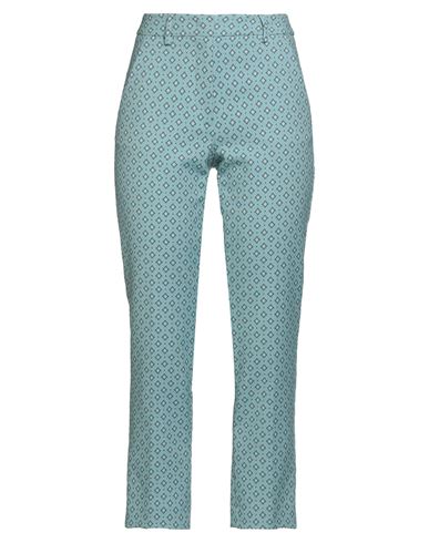 Weekend Max Mara Woman Pants Sky Blue Size 14 Polyester, Cotton, Elastane