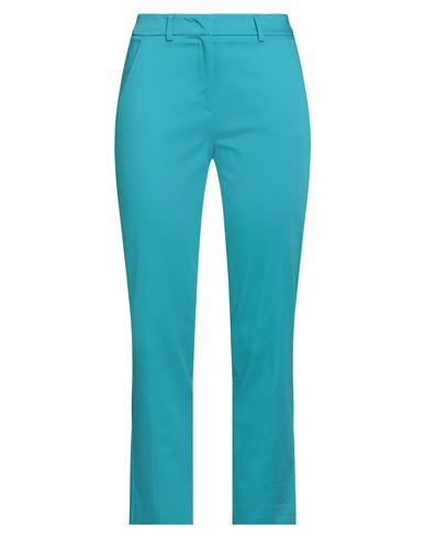 Weekend Max Mara Woman Pants Azure Size 4 Cotton, Elastane