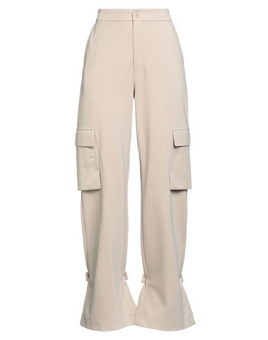 Weekend Max Mara Woman Pants Beige Size Xl Lyocell, Cotton, Polyethylene, Elastane In Neutral