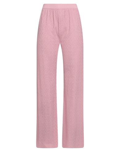 Missoni Woman Pants Pink Size Xl Cotton, Viscose, Synthetic Fibers, Metallic Fiber, Elastane
