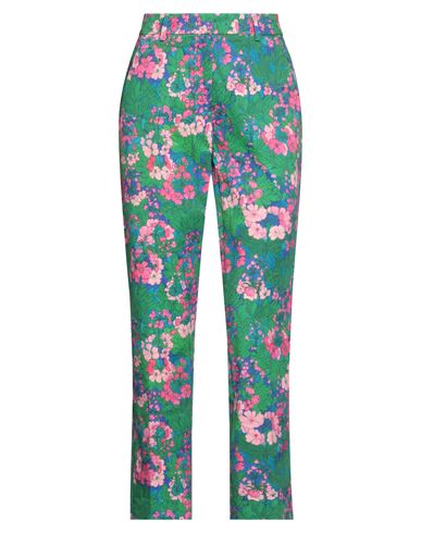 Weekend Max Mara Woman Pants Green Size 6 Cotton, Elastane