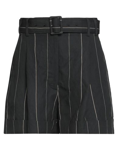 Lardini Woman Shorts & Bermuda Shorts Black Size 2 Viscose, Polyester