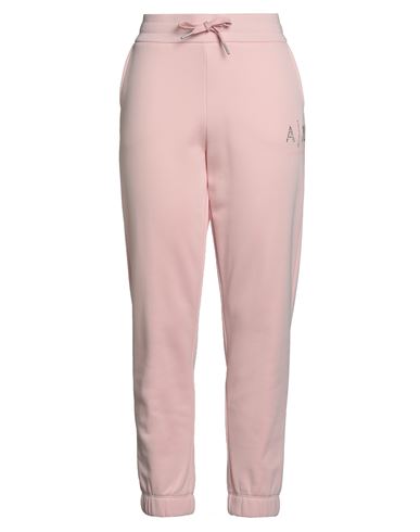 Armani Exchange Woman Pants Pink Size M Cotton, Polyester, Elastane In Pink