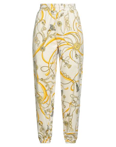 Pucci Woman Pants Ivory Size 8 Cotton In White