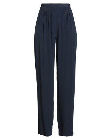 Semicouture Woman Pants Midnight Blue Size 8 Acetate, Silk
