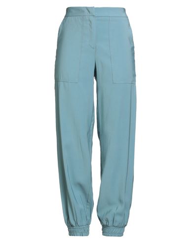 Kaos Woman Pants Slate Blue Size 10 Viscose, Polyester In Blue