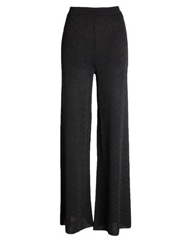 Missoni Woman Pants Black Size 12 Viscose, Polyester, Polyamide