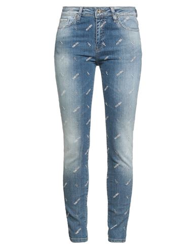 Fracomina Jeans Woman Jeans Blue Size 31 Cotton, Elastane