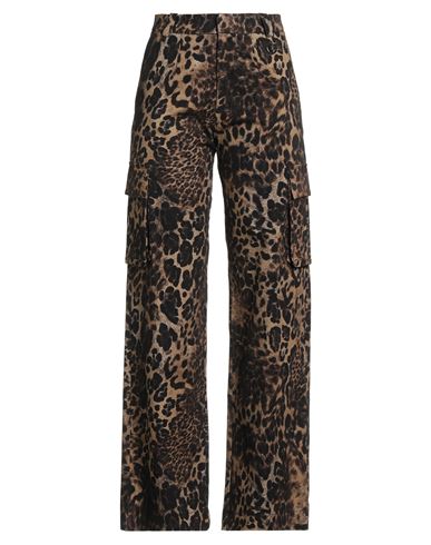 Gaelle Paris Gaëlle Paris Woman Pants Khaki Size 6 Cotton, Elastane In Sand