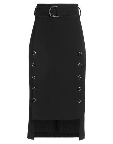 Simona Corsellini Woman Midi Skirt Black Size 8 Polyacrylic, Elastane