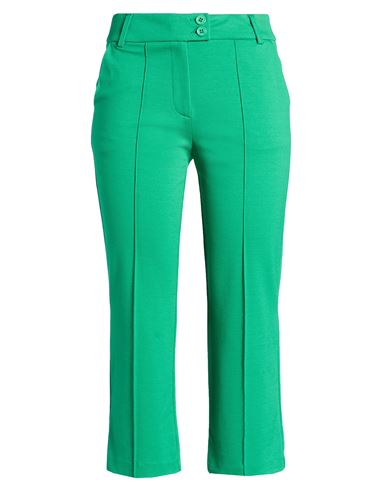 Fracomina Collection Woman Pants Green Size 10 Viscose, Polyamide, Elastane In Green