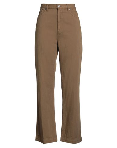 Nine In The Morning Woman Pants Camel Size 30 Cotton