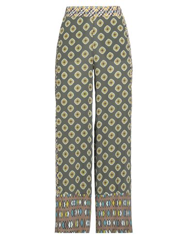 Ottod'ame Woman Pants Khaki Size 6 Viscose In Sand