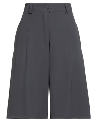 Le Streghe Woman Shorts & Bermuda Shorts Grey Size M Polyester, Elastane