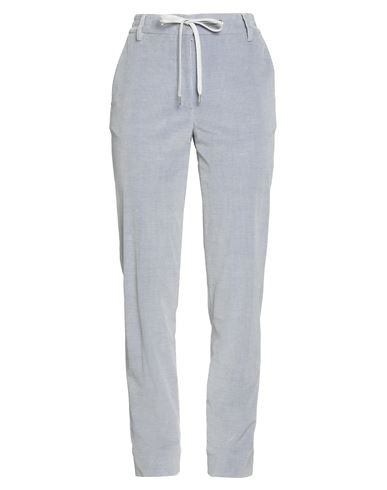 Eleventy Light Blue Drawstring Waist Pants In Gray