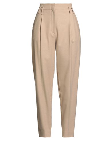 Antonelli Woman Pants Khaki Size 6 Virgin Wool, Viscose, Polyester, Elastane In Neutral