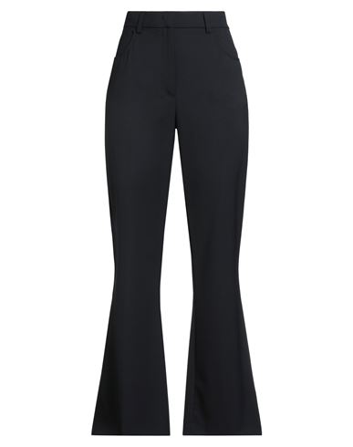Seventy Venezia Woman Pants Midnight Blue Size 8 Polyester, Virgin Wool, Elastane In Blue