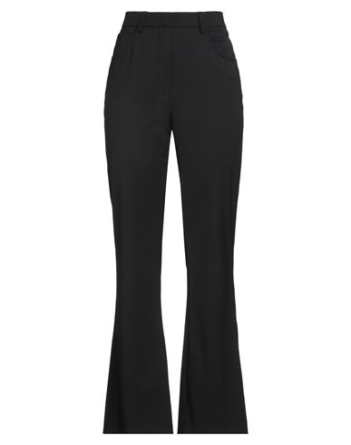 Seventy Venezia Woman Pants Black Size 6 Polyester, Virgin Wool, Elastane In Black