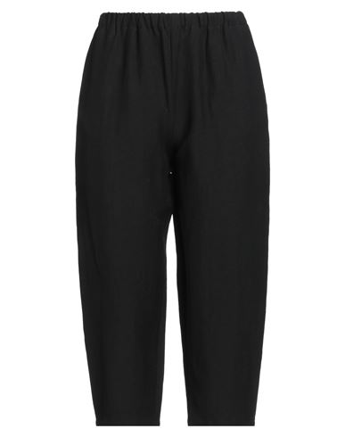 A.b  Apuntob A. B Apuntob Woman Pants Black Size Xl Linen, Virgin Wool