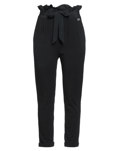 Vdp Via Delle Perle Collection Woman Pants Black Size 6 Viscose, Elastane, Acetate, Silk