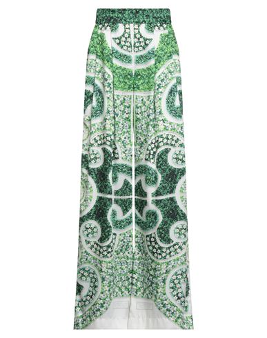 Mary Katrantzou Woman Pants Green Size 10 Polyester