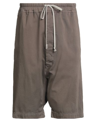 Rick Owens Drkshdw Drkshdw By Rick Owens Man Shorts & Bermuda Shorts Taupe Size S Cotton In Gray