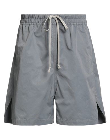 Rick Owens Drkshdw Drkshdw By Rick Owens Man Shorts & Bermuda Shorts Slate Blue Size S Polyamide, Cotton In Blue