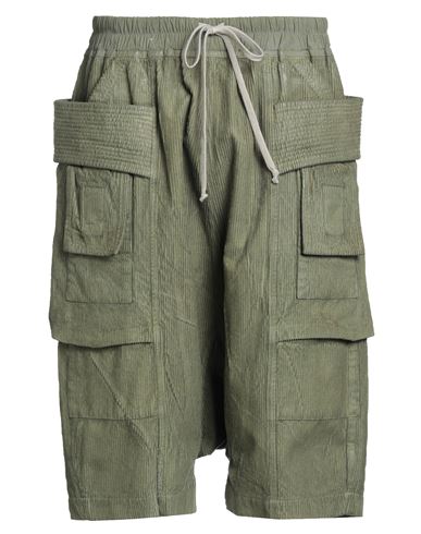 Rick Owens Drkshdw Drkshdw By Rick Owens Man Shorts & Bermuda Shorts Sage Green Size S Cotton In Green
