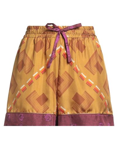 Woman Shorts & Bermuda Shorts Green Size S Viscose