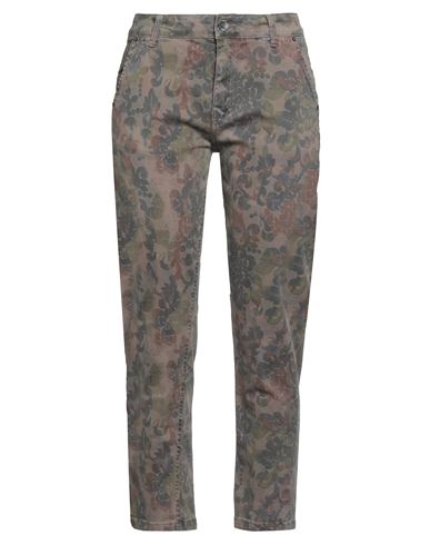 Gaudì Jeans Woman Pants Khaki Size 27 Cotton, Elastane