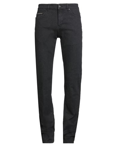 Hugo Boss Boss Man Jeans Black Size 32w-34l Cotton, Recycled Cotton, Polyester, Elastane In Black