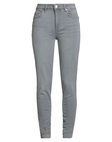 Liu •jo Woman Jeans Grey Size 28w-30l Cotton, Polyester, Elastane In Gray
