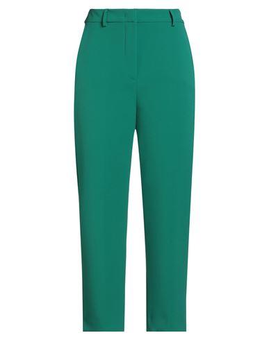 Hanita Woman Pants Emerald Green Size 10 Polyester, Viscose, Elastane In Green