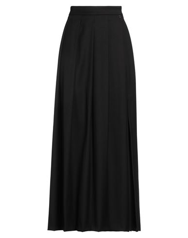 Liu •jo Woman Maxi Skirt Black Size 6 Polyester, Viscose, Elastane