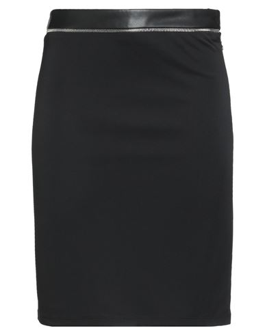 Patrizia Pepe Woman Mini Skirt Black Size 1 Polyester, Polyurethane