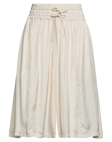 Jil Sander Woman Shorts & Bermuda Shorts Cream Size 8 Viscose