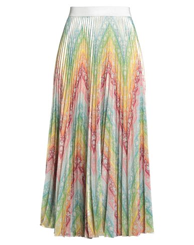 Mary Katrantzou Woman Midi Skirt Yellow Size 6 Polyester In Yellow