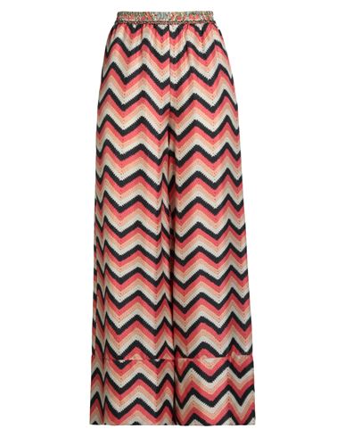 Pierre-louis Mascia Woman Pants Coral Size M Silk