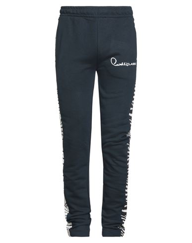 Cavalli Class Man Pants Midnight Blue Size Xxl Cotton, Polyester In Blue